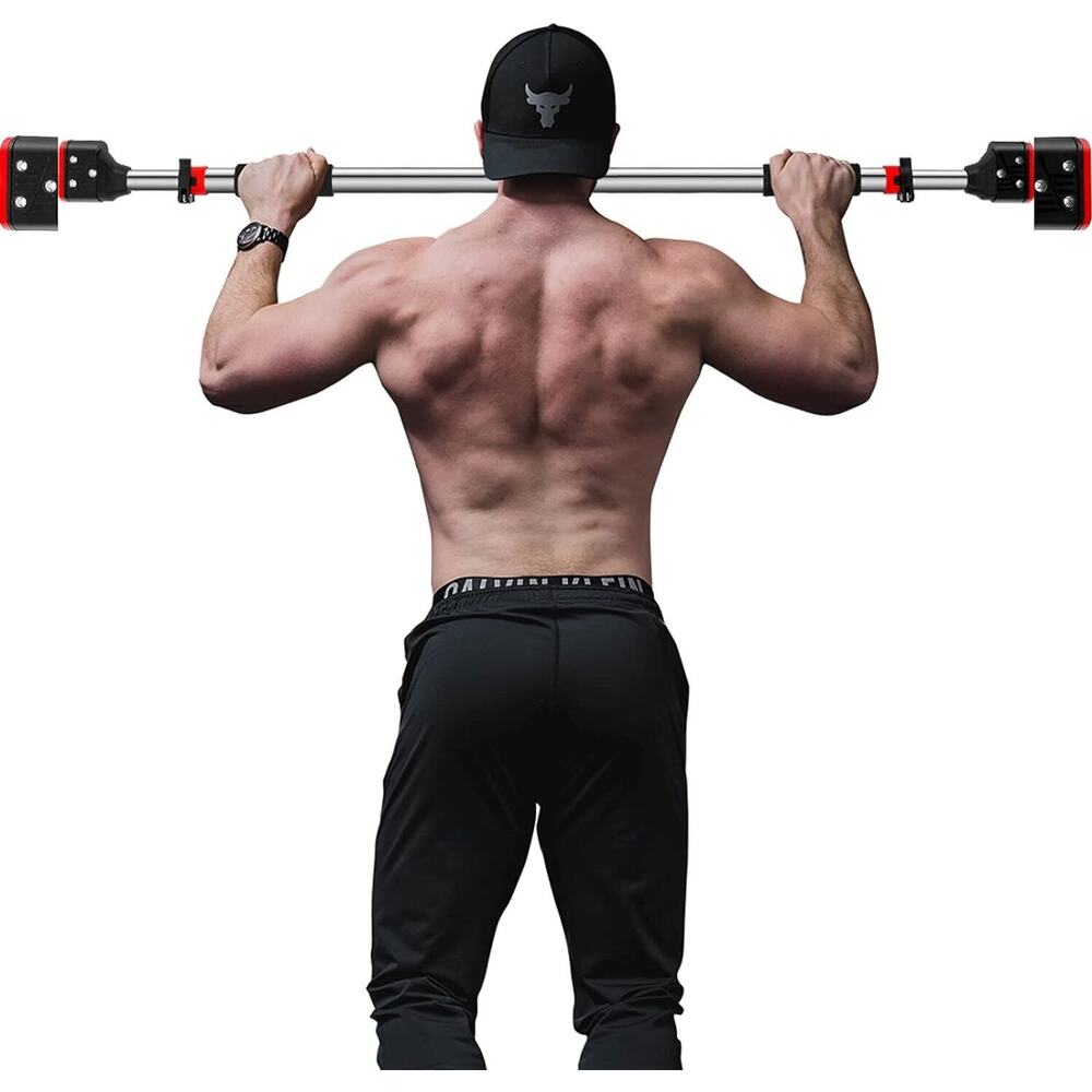 Pull up Bar for Doorway - Chin up Bar Strength Training For Door Frame Pullup - Picture 2 of 12